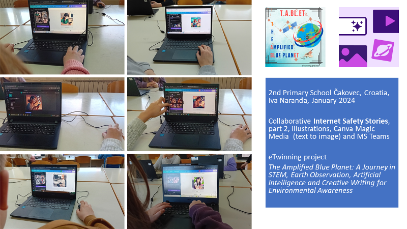 Internet Safety Stories - Canva Magic Media - eTwinning